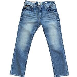 Ariat M7 Stirling Slim Fit Straight Leg Mens Jeans SZ 38X36 NWT